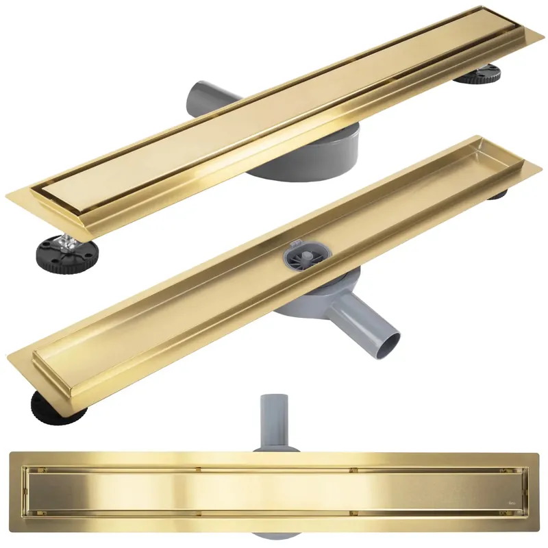 Outlet Zuhanylefolyó REA Neox pro Brush Gold 80