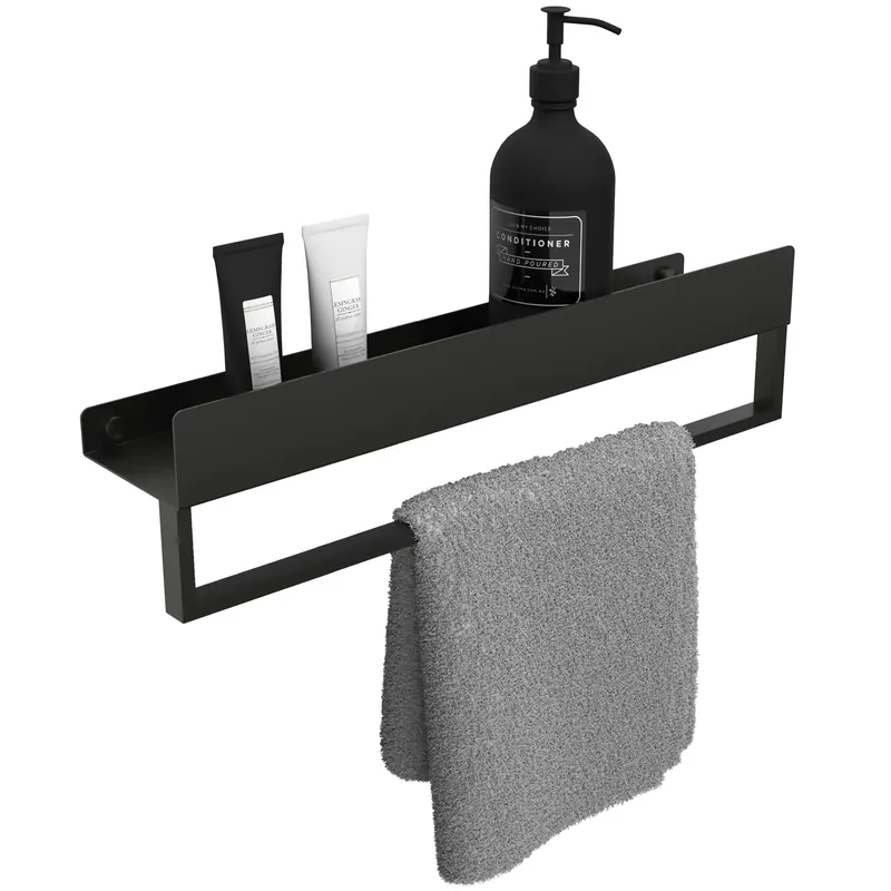 Akció Fürdőszobai polc SF01 45cm black matt
