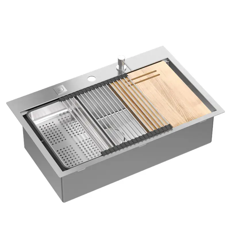 Gyors szállítás Acél mosogatótálca BURT 110 WORKSTATION BRUSH NICKEL