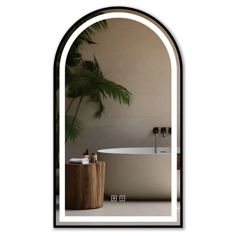 LED Tükör 60x100cm DASH BLACK Gyors szállítás