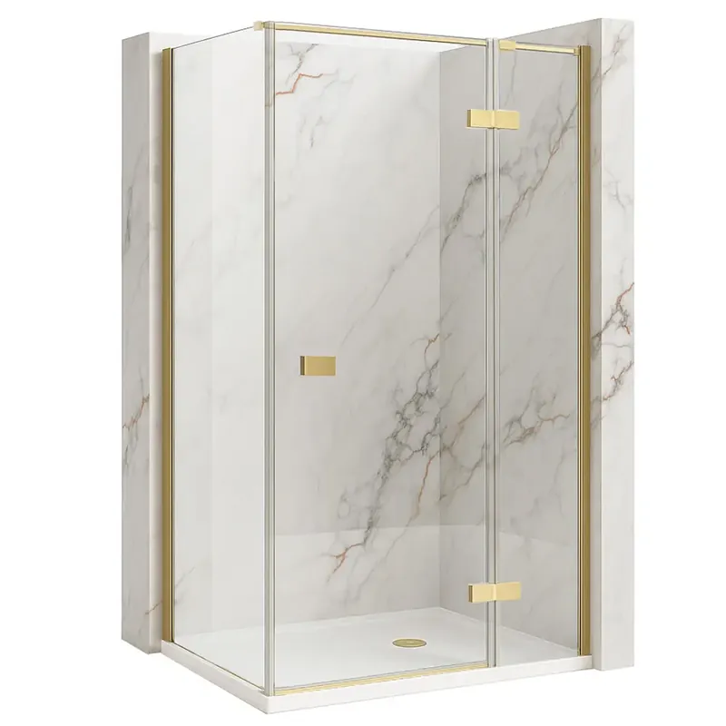 Azonnal elérhető zuhanykabin Rea Atlas 80x90 Brush Gold
