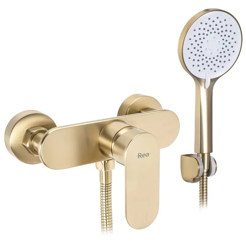 Azonnal elérhető Zuhanycsaptelep Rea DROP Brush Gold