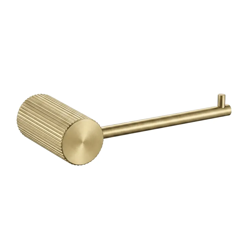 Akciós ár Falra szerelhető wc papír tartó 64105 SOLO Brush Gold