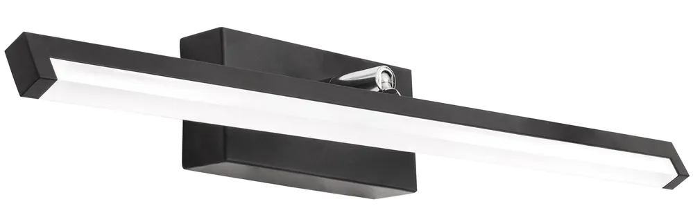 Gyors szállítás LED FÜRDŐSZOBA LÁMPA TÜKÖR fölötti 12W 50cm APP373-1W Fekete