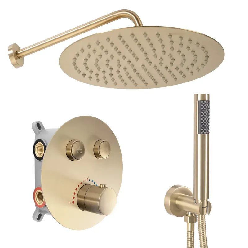 Akció rejtett Zuhanyszett Rea LUNGO BRUSH GOLD BOX