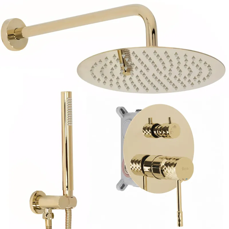 Zuhanyszett rejtett Rea Lungo Diamond Gold + box Szuper ajánlat