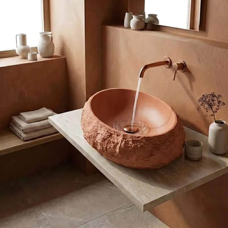 Expressz kézbesítés Pultos mosdókagyló Mika Terracotta