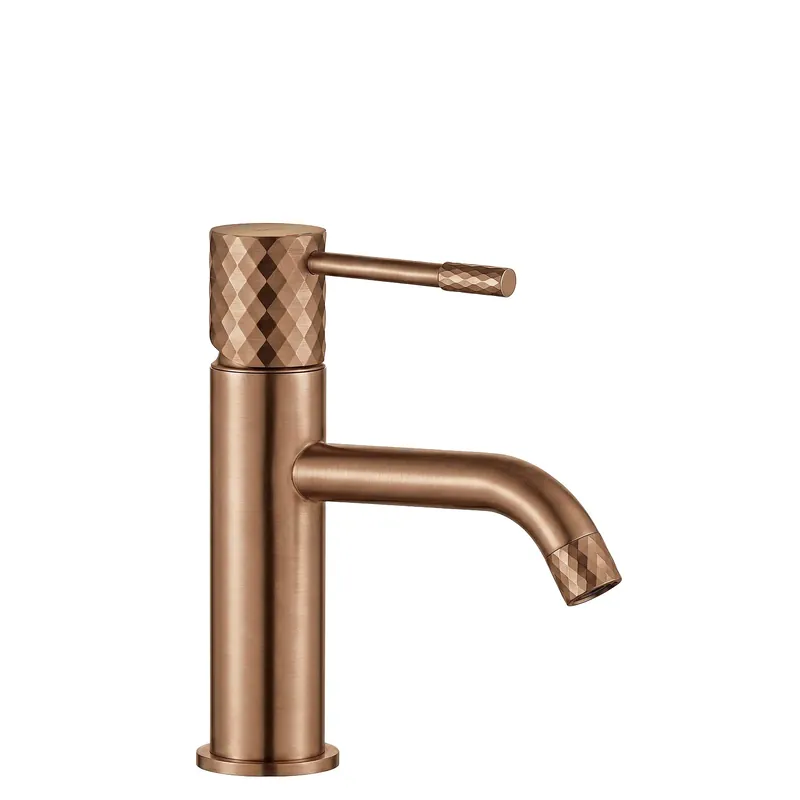 Biztonságos vásárlás Fürdőszobai csaptelep Rea Lungo Diamond Brush Copper