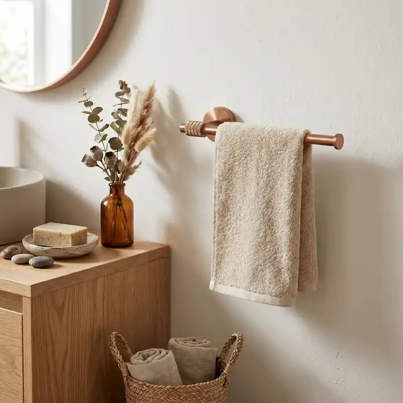 Árengedmény Fürdőszoba fogas 29106 Riwon Brush Copper