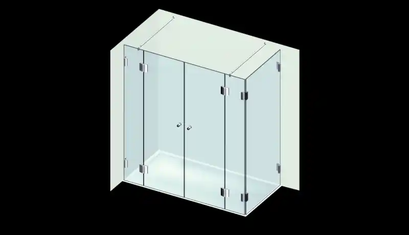 Varioglass Torsion 206 Zuhanykabin (200x80x200 cm)Varioglass Nézd meg most