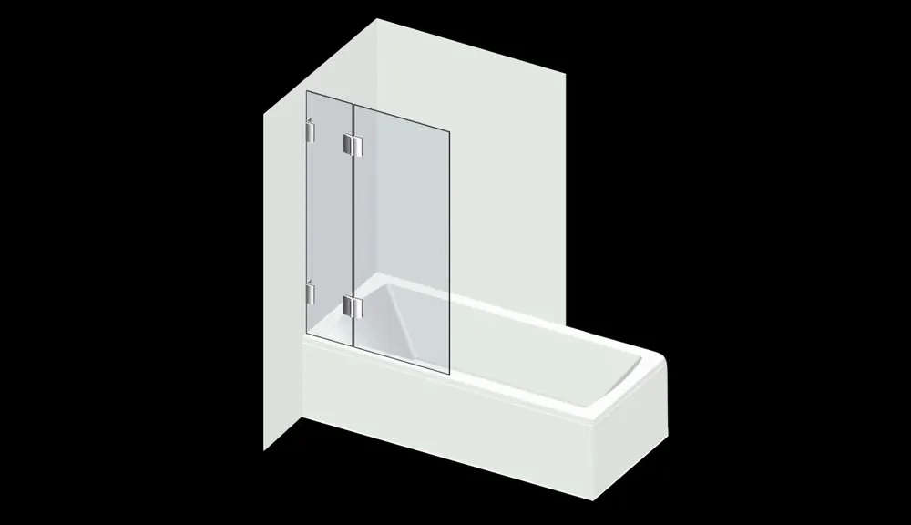 Varioglass Moment 603 Kádparaván víztiszta üveg (80x150 cm)Varioglass Szezonális akció
