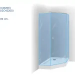 Riho Scandic S301 Zuhanykabin (90x90x200 cm, #GC 40200)Riho Azonnal elérhető