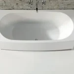 Újdonság Kolpa-San VIP 180x80 és 190x90 egyenes kád (3 kerrock előlapos tikfa burkolattal, 180 x 80 cm, #735920)Kolpa-San