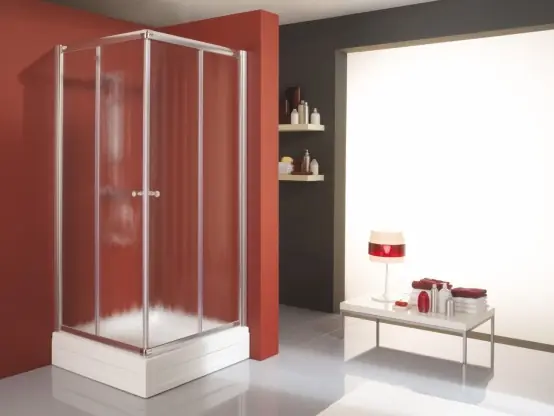 Gyors szállítás Kolpa-San Orion TKK 80/90/100 szögletes zuhanykabin (Silver, Edzett chincilla üveg, 100 cm, 100 x 100 cm)Kolpa-San
