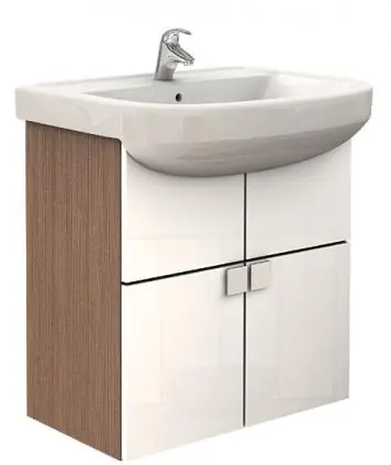 Kolo Primo 75 cm fürdőszobabútor (fehér/dió, K89039)Kolo Szuper ajánlat