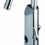 DMP Arco Kompakt, fix kifolyócsöves elemes elektromos csaptelep beépített keverőszeleppel (185 mm, #DMP80496)DMP Nézd meg most