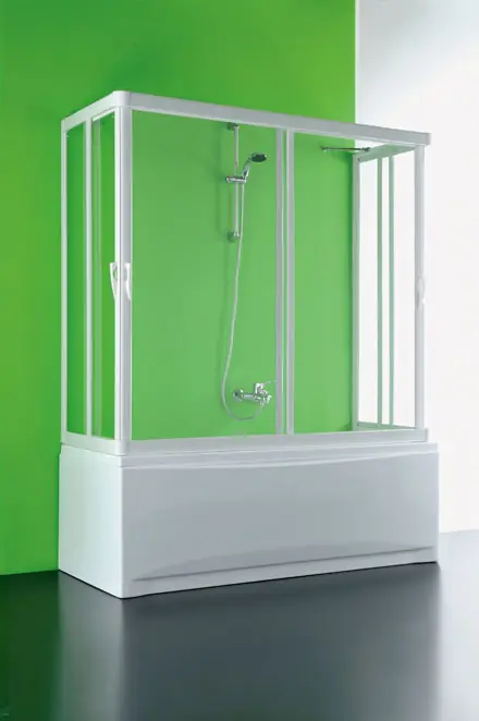 Hopa Vasca Maglio kádparaván (Üveg, Fehér, 90 x 180 x 90 x 152 cm)Hopa Korlátozott ajánlat