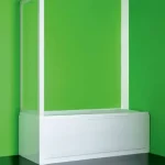 Hopa Sopravasca Fisso CC kádfal (Fehér, Üveg, 77-80 x 150 cm, #BSSVF80CCS)Hopa Kedvezmény