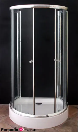 Feromix ELEGANZA-FKT HL 80x100 negyedköríves zuhanykabin zuhanytálcávalCoway Legnépszerűbb