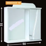 Ne maradj le Guido Smaragd 60 tükrös fürdőszobaszekrény (juhar)Guido
