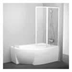 Ravak VSK2 Rosa 150 cm jobbos kádparaván Rain betéttel, fehér 76P8010041Ravak Olcsóbb