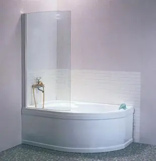 Expressz szállítás Ravak Elegancce EVSK1 85 Kádparaván (Transparent, fehér, balos)Ravak