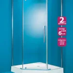 Hopa Olse-Spa Salamanca 100x100 ötszögletű zuhanykabin zuhanytálcávalHopa Alacsony ár