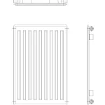 Vogel & Noot Vonova 10 (BT46) 600 mm magas kompakt radiátor (fehér, 600x920 mm, 624)Vogel & Noot Legjobb ár
