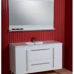 Újdonság Verita larissa 120 fürdőszobabútor (wenge, #tükör 1200X600)Verita