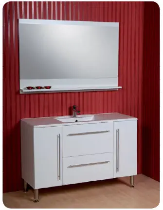 Újdonság Verita larissa 120 fürdőszobabútor (wenge, #tükör 1200X600)Verita