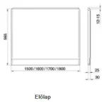 Ajánlat Ravak Sonata kád előlap (előlap, 170-es, #CZ001V0A00)Ravak