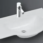 Marmorin Citi Bis 70/80/100 öntött márvány mosdó (70x44x35 cm, fehér)Marmorin Népszerű