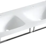 Expressz kézbesítés Sapho Beauty Madlen 120x50 cm dupla fehér üvegmosdó (2501-13)Sapho