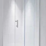 Jika Cubito 120x195 cm-es zuhanyajtó króm, Átlátszó H2422440026681 (2.4224.4.002.668.1)Jika Szuper ajánlat