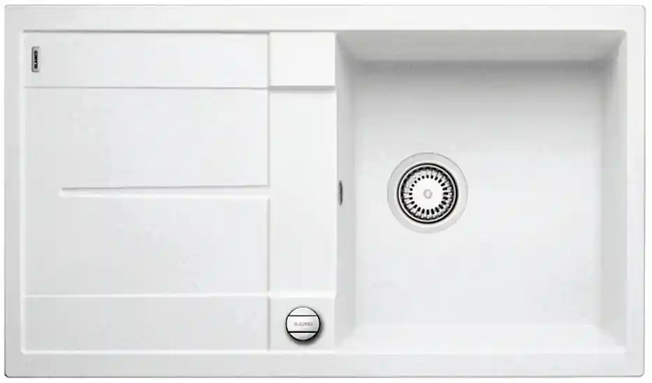 BLANCO METRA 5S Silgranit mosogató dugókiemelővel, fehér 513037 (K)Blanco Alacsony ár