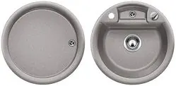 Kihagyhatatlan ajánlat BLANCO RONDO PRO-SET Silgranit mosogató dugókiemelővel (halványszürke, #515212)Blanco