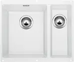 Bestseller BLANCO SUBLINE 340/160-U Silgranit aláépíthető mosogató dugókiemelővel (pezsgő, #513954)Blanco