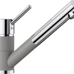 BLANCO ANTAS-S Silgranit/króm kihúzhatófejes csaptelep, alumetál 515349Blanco Végkiárusítás