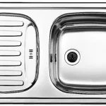 BLANCO FLEX MINI C 18/10 rozsdamentes mosogató (szövetmintás, #513518)Blanco Exkluzív ajánlat