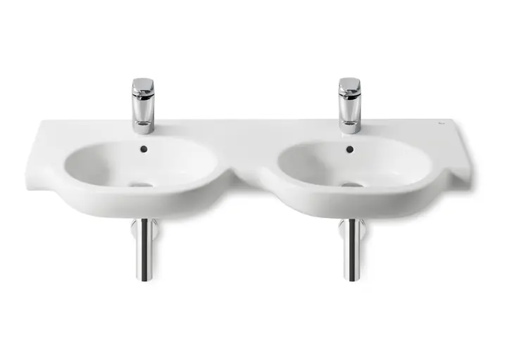 Alacsony ár Roca Meridian 125x46 cm dupla mosdó 732724A000Roca