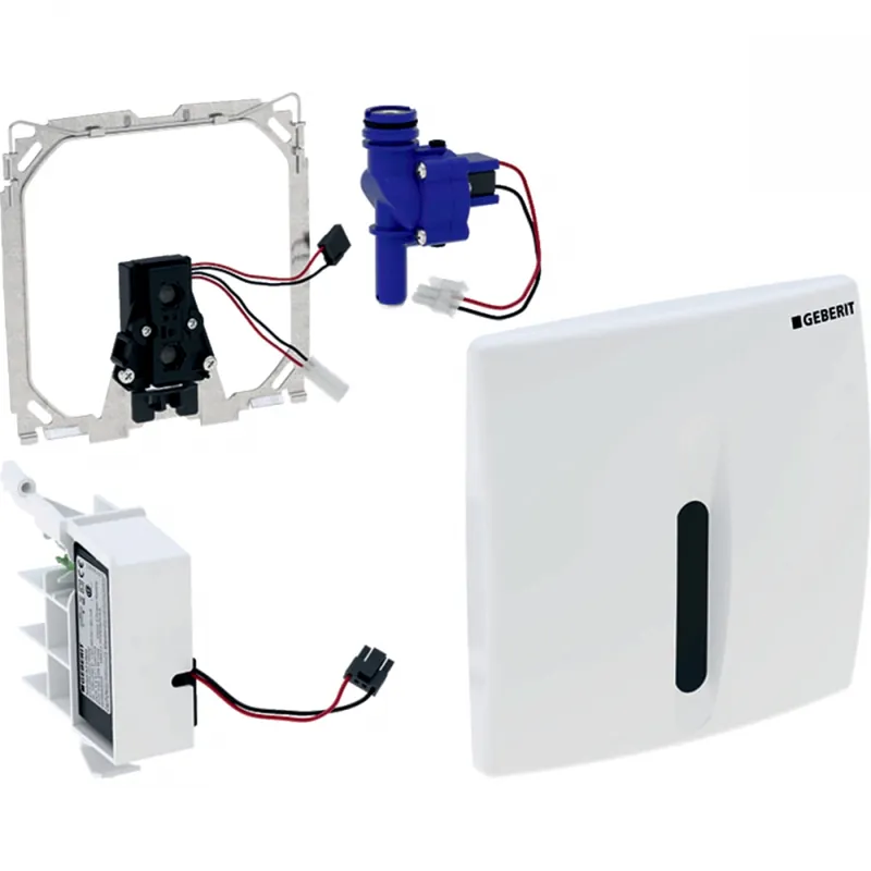 Geberit Basic automata vizelde vezérlés, infravörös, hálózati, műanyag fedlappal. fehér 115.817.11.5Geberit Gyors kiszállítás