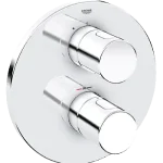 Vásárlói kedvenc Grohe Grohtherm 3000 Cosmopolitan 19467 000 falsík alatti termosztátos zuhanycsaptelep külső rész (19467000)Grohe