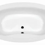 M-Acryl Lux II szabadonálló előlapos ovális kád fém vázszerkezettel 194x100 cmM-Acryl Bestseller