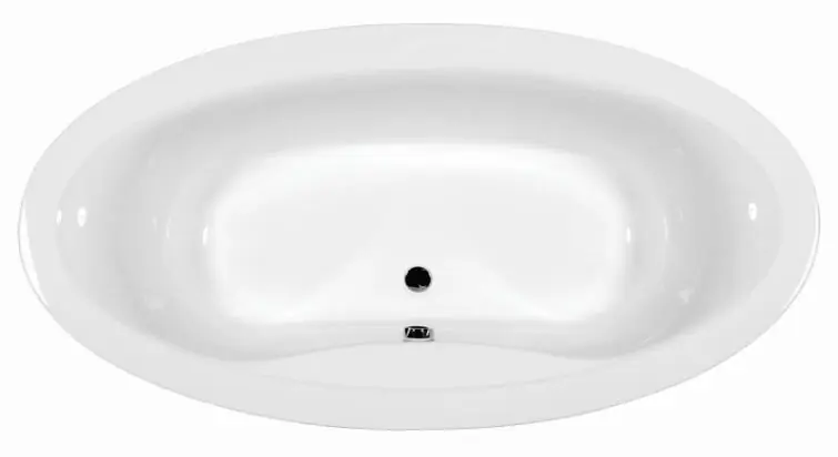 M-Acryl Lux II szabadonálló előlapos ovális kád fém vázszerkezettel 194x100 cmM-Acryl Bestseller
