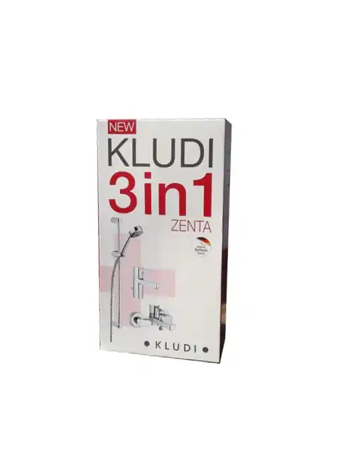 Kludi. 3 in 1 Zenta csaptelep szett (382500575 mosdó csaptelep+386700575 kád csaptelep+6063005-00 KLUDI ZENTA 1S zuhanyszett)*Kludi Legnépszerűbb