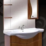 Újdonság Guido S-75 fürdőszobabútor (plum)Guido