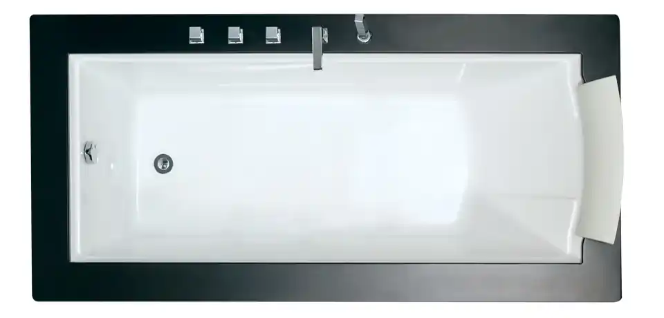 Vedd meg online Wellis Nera 185x90x73 egyenes kádszett akril díszkerettel WK00008Wellis
