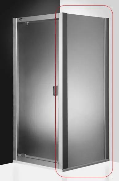 Roltechnik Exclusive Line ECDB/950 zuhanyfal (brillant, Transparent, 90-96 cm, #530-9500000-00-02)Roltechnik Kedvezmény