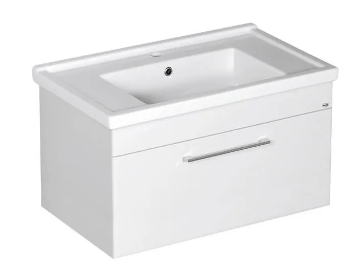 Gyors szállítás Aqualine POLY 60 fürdőszobaszekrény mosdóval (57081+8060)Aqualine