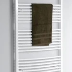 Aqualine íves fehér fürdőszobai radiátor (590 W, fehér, 970x600 mm, #ILO96)Aqualine Korlátozott ajánlat